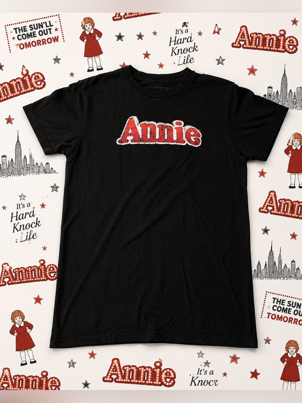 Black Annie Musical Graphic Short Sleeve Tee (Unisex)